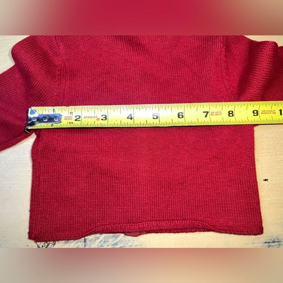 Chloé Red Button Down Cardigan - Picture 9 of 10